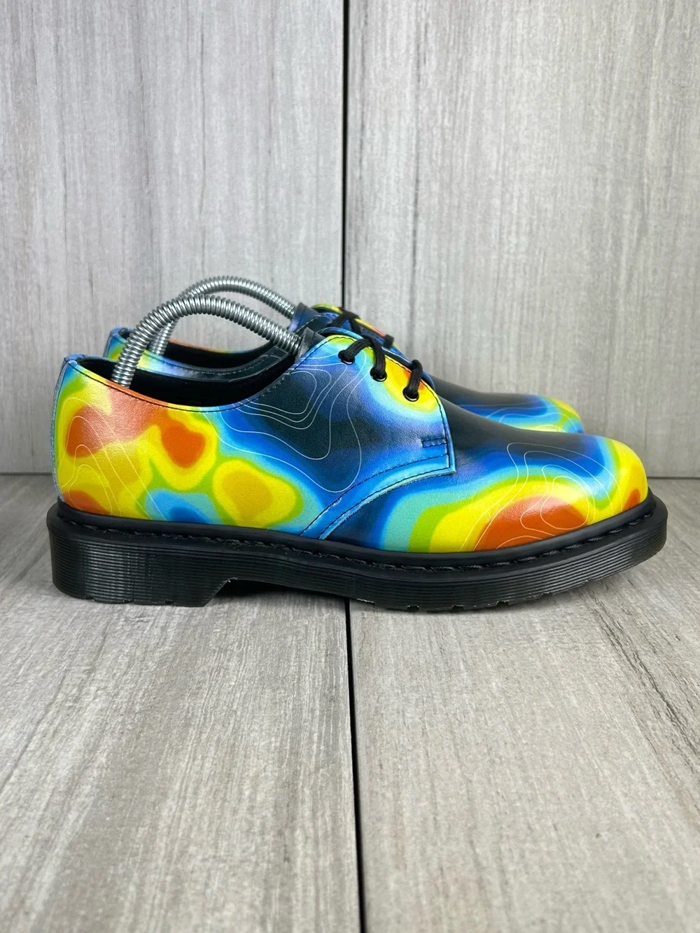 NEW Dr. Martens Docs 1461 Heat Map Genix Nappa Leather Oxford Boot Mens Size 8